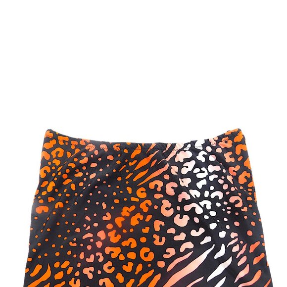 Lelloue Strapless Animal Print One Piece Swimsuit Women’s M Leopard Zebra - Picture 9 of 13